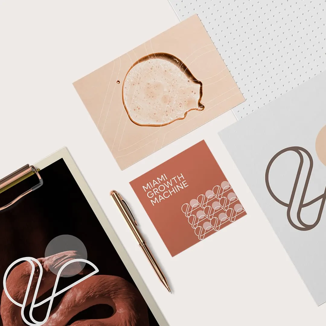 Miami Growth Machine brand identity collateral