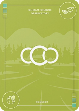 CCO Project Cover - a green card with a mountain landscape in the background with the CCO white logo