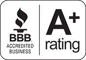 BBB Accredited Business A+ Ration Badge