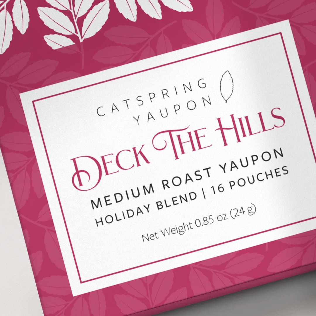 Catspring Yaupon Tea Package Revamp