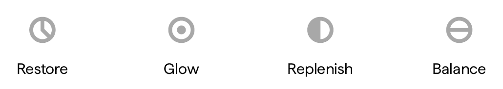 Set of product icons